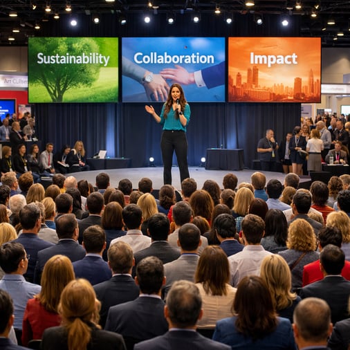 conference and exhibition image where Dynavics are presenting