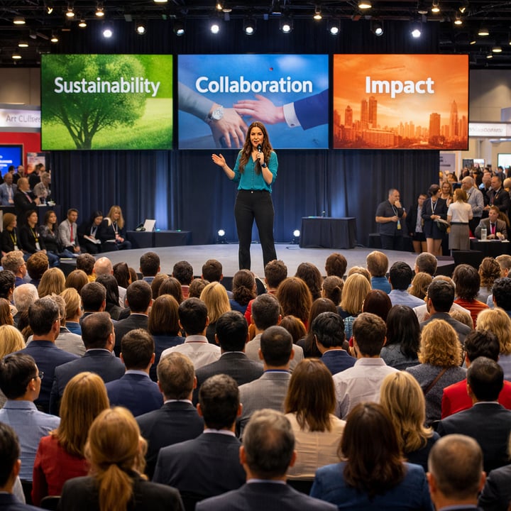 conference and exhibition image where Dynavics are presenting