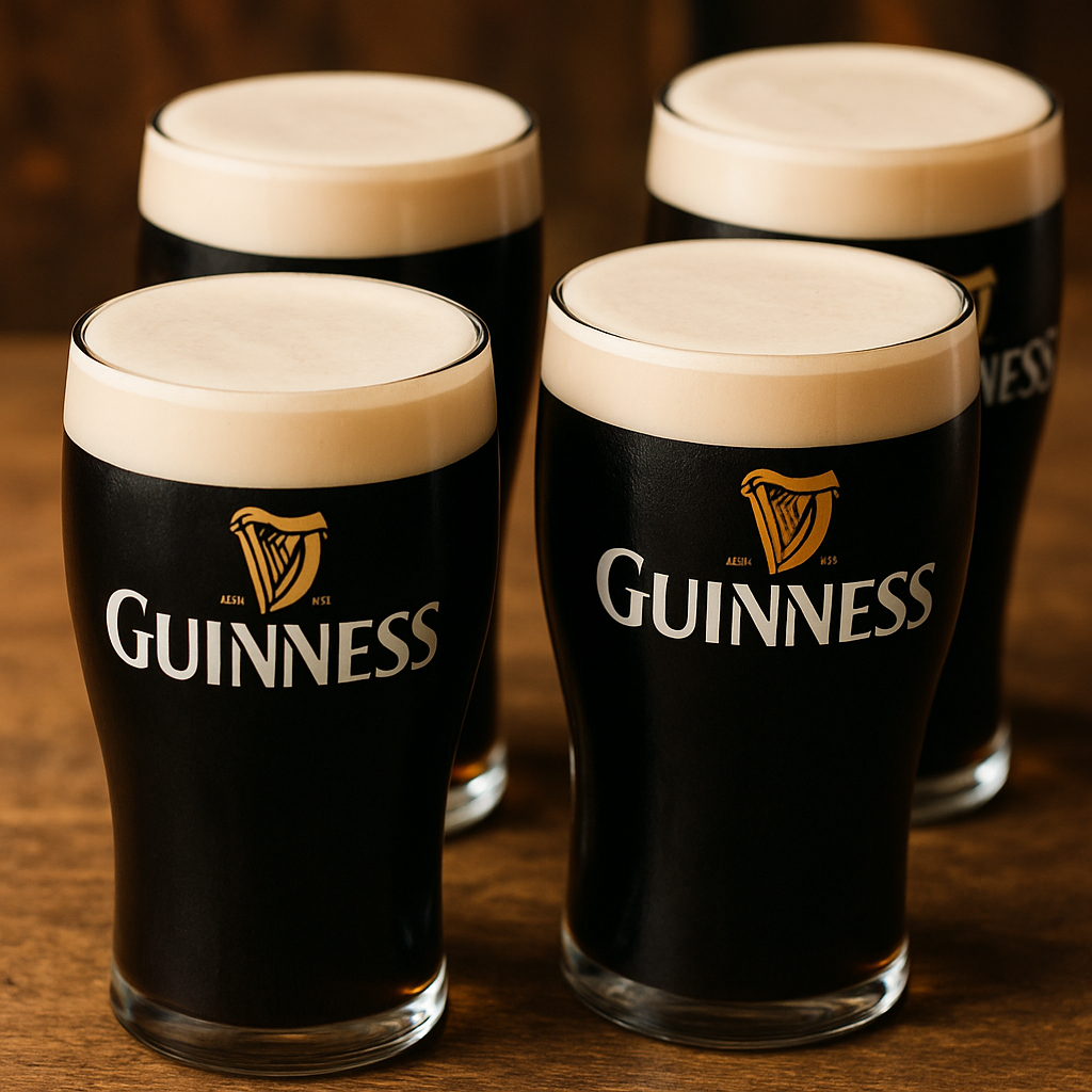 Pints of guinness