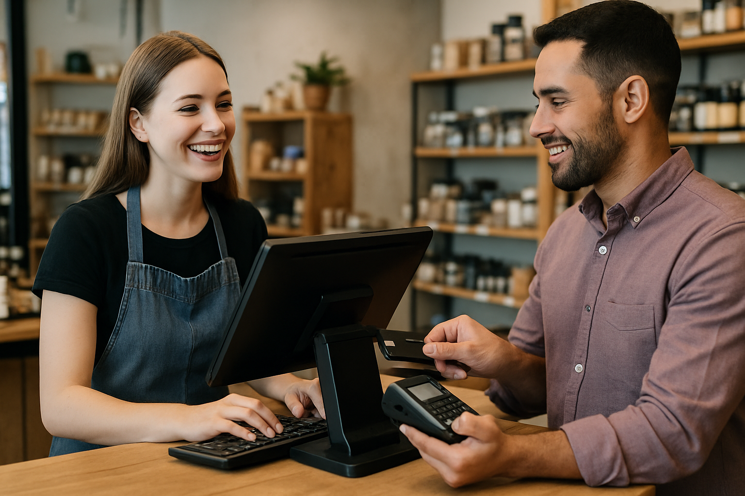 Business using Aures POS system