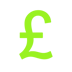£ icon green