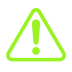 warning sign icon green