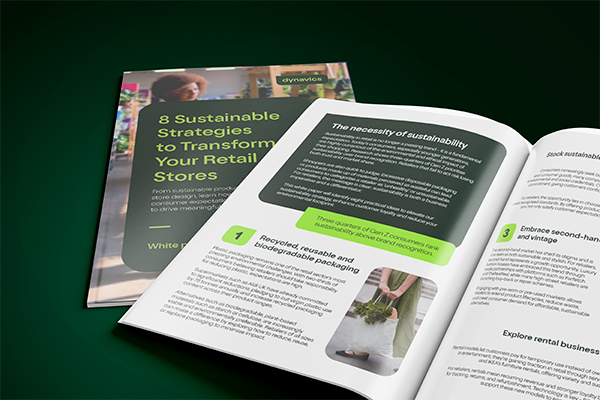 Dynavics | White paper | 8 Sustainable Strategies to Transform Your Retail Stores