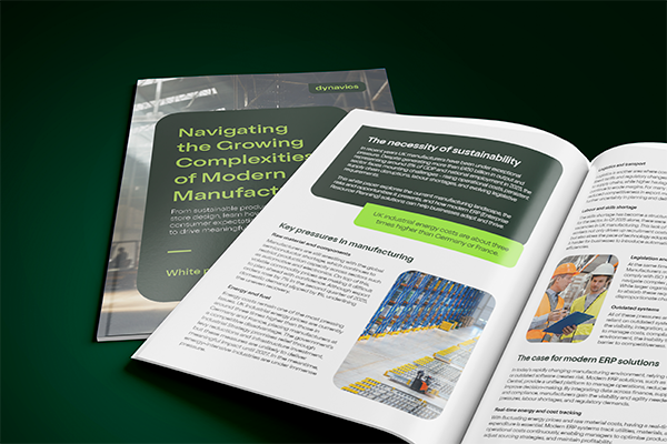 Dynavics | White paper | Navigating Growing Complexities of Modern Manufacturing